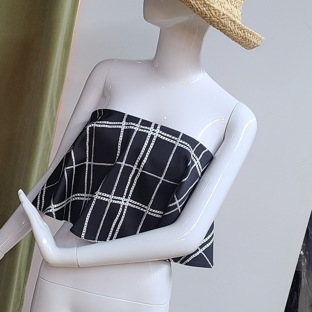 NWT C/MEO Strapless Bustier